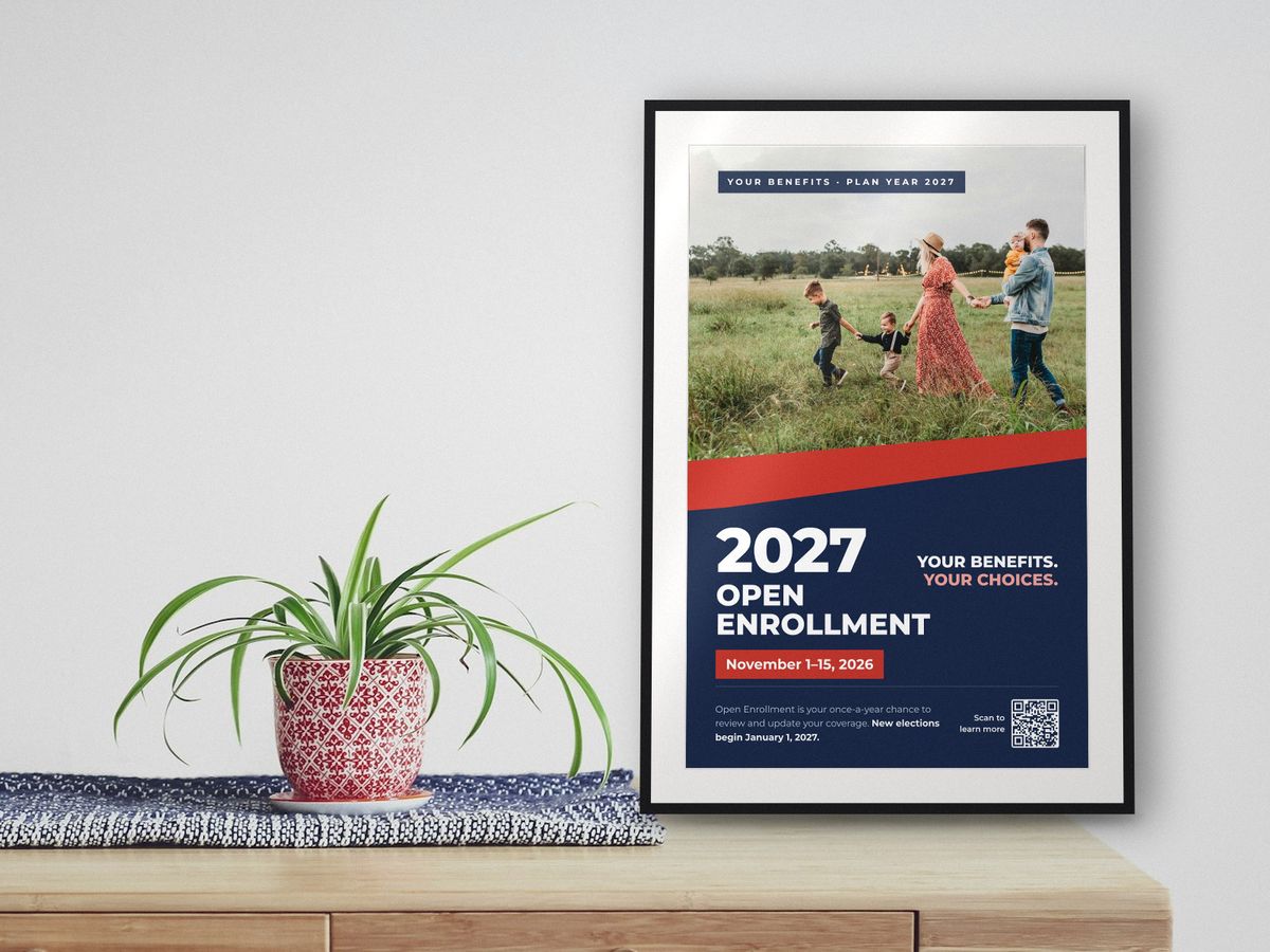 Open enrollment poster